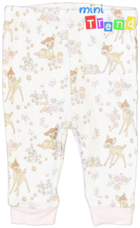 Disney Bambi mintás krém pamut nadrág 62 5-Újszerű