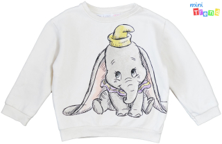 Zara Dumbo krém pulóver 4-5év 4-Hibátlan