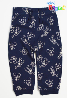 Primark Mickey mintás sötétkék pamut nadrág 80 5-Újszerű