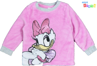 Disney Daisy rózsaszín polár pulóver 3év 4-Hibátlan(kis kopás a mintán)