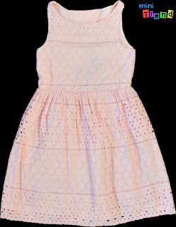 H&M rózsaszín csipke ruha, háta nyitott 6-7év 4-Hibátlan