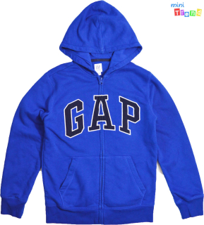 Gap kék cipzáras pulóver 12év 5-Újszerű
