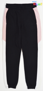 H&M fekete-rózsaszín szabadidő nadrág 9-10év 4-Hibátlan