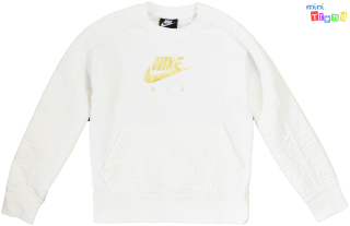 Nike krém pulóver 128-137 5-Újszerű