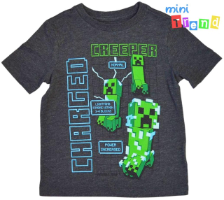 Gap Minecraft szürke póló 4-5év 3-Jó állapot(bolyhos)