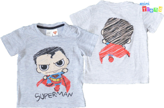 H&M Superman szürke póló 68 4-Hibátlan