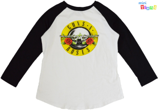 Guns N' Roses krém-fekete felső 170 5-Újszerű