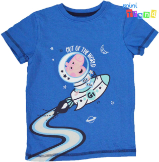 Peppa George kék póló 3év 4-Hibátlan