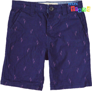Denim Co. flamingó mintás sötétkék rövidnadrág 3-4év 4-Hibátlan
