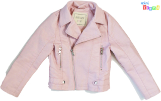 St.Bernard rózsaszín műbőr kabát 6év 4-Hibátlan(kis kopás) 