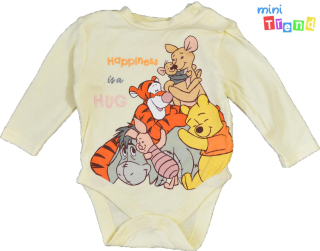 Primark Micimackó sárga body 62 5-Újszerű