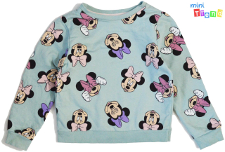 Disney Minnie mintás kék pulóver 5év 4-Hibátlan