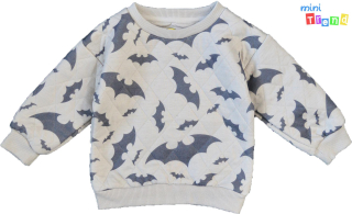 Primark Batman mintás drapp vastag pulóver 86 4-Hibátlan(kis bolyhosodás)
