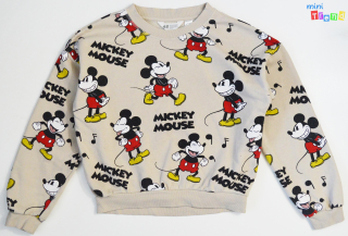 H&M Mickey mintás drapp ulóver 11-12év 3-Jó állapot