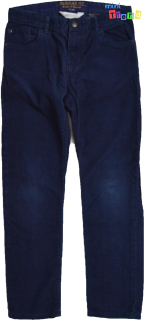 H&M kék bársony nadrág 9-10év 3-Jó állapot